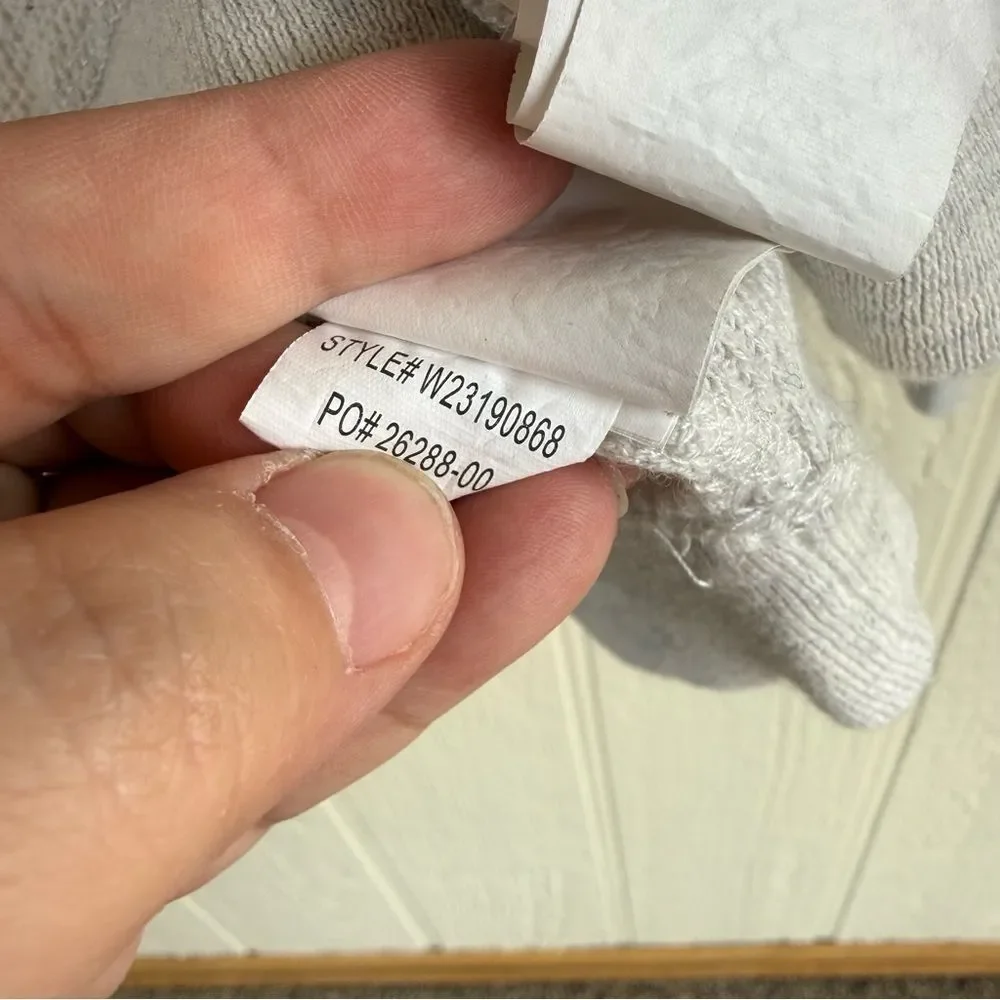 Prana Light Gray Knit Top